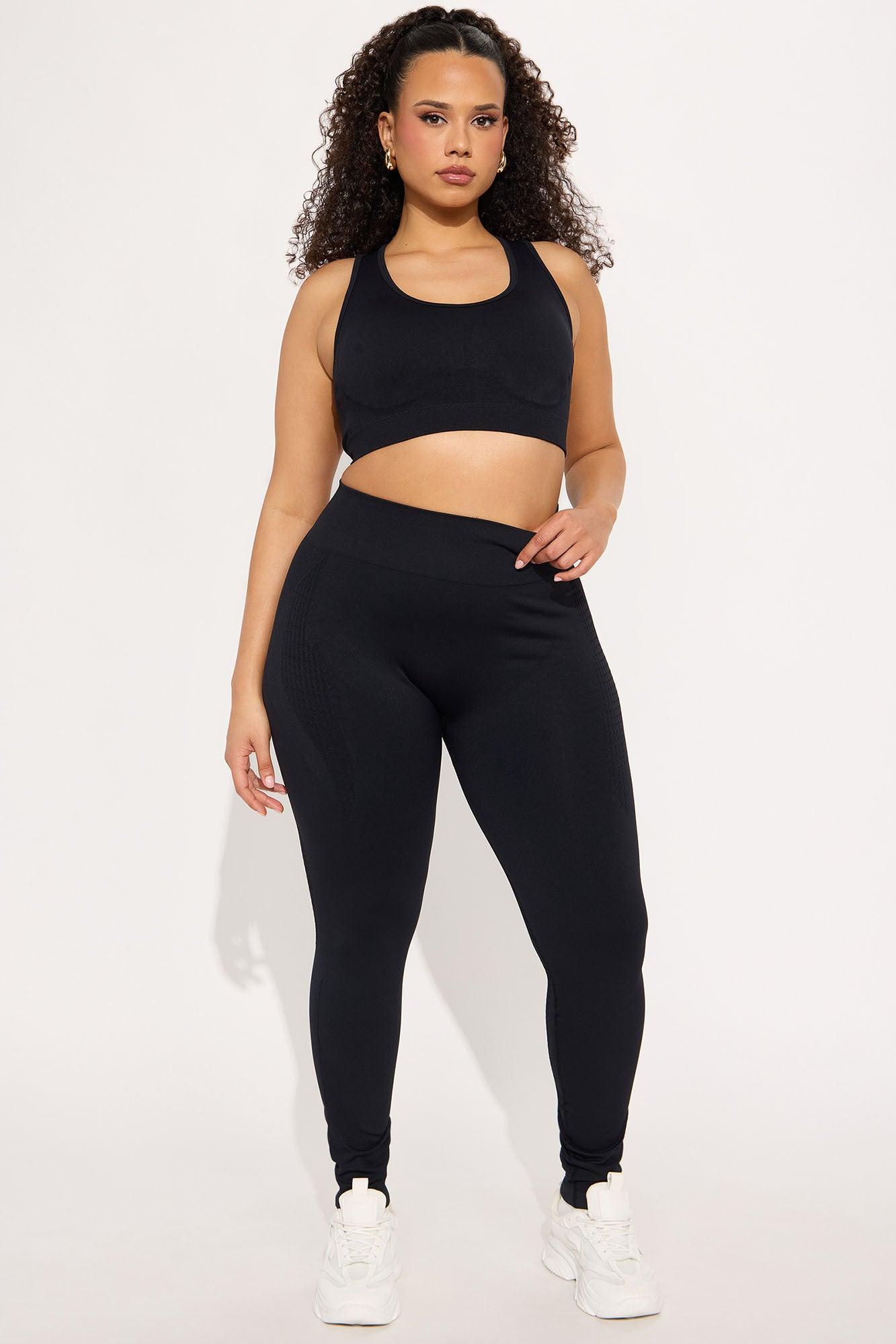 Catch A Break Seamless Active Legging - Black Product Image
