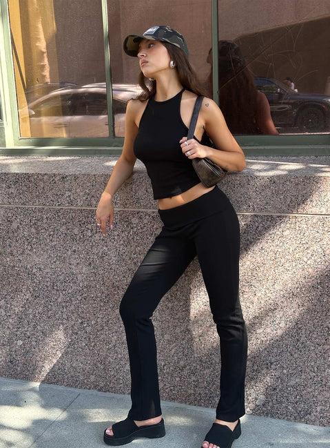 Truth Be Told Straight Leg Pant Black Product Image