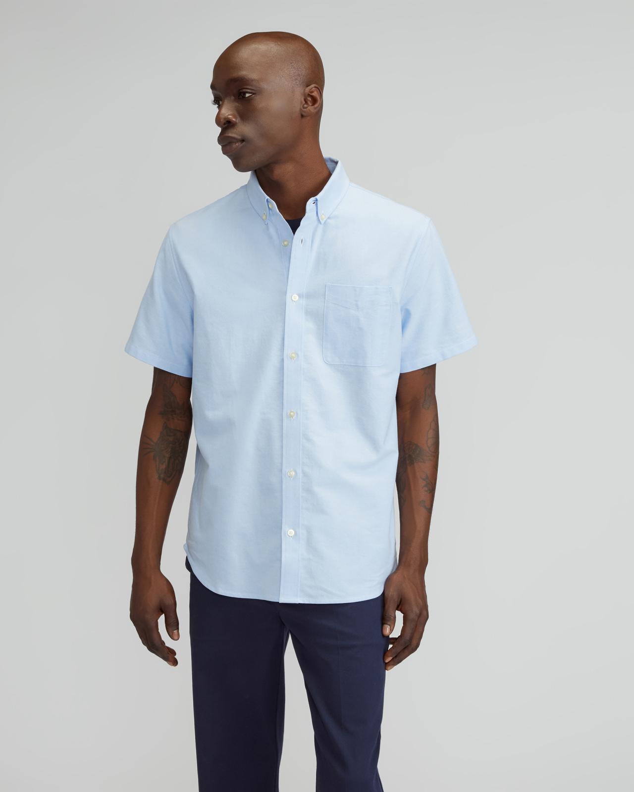 The Organic Short Sleeve Oxford Shirt Product Image