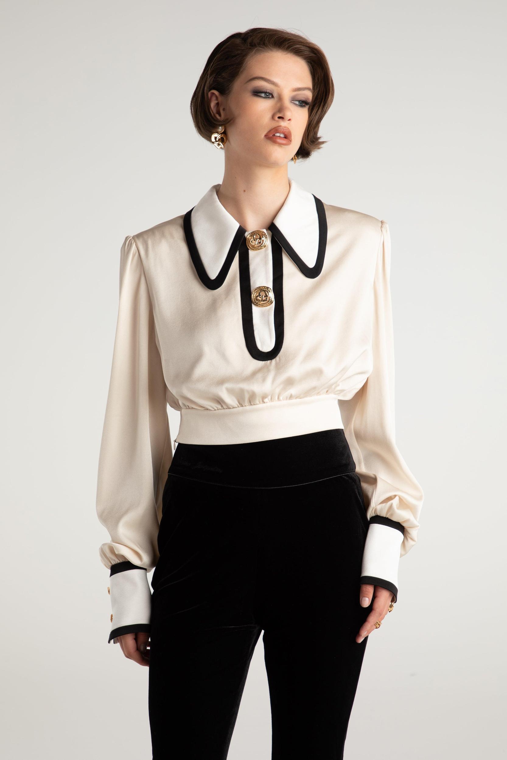 Lori Satin Top (Final Sale) Product Image