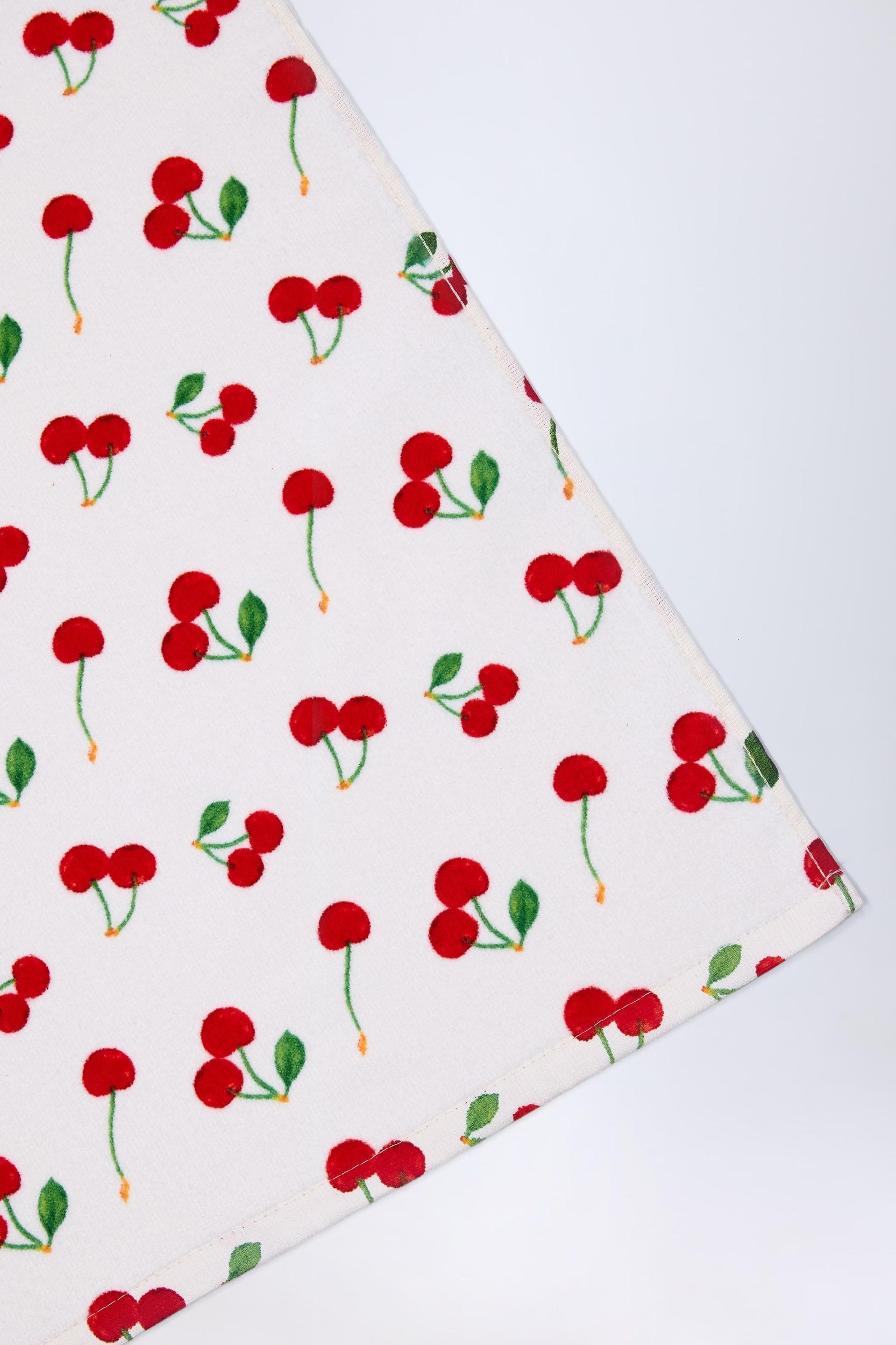Logo Beach Towel in Cherry Print Product Image