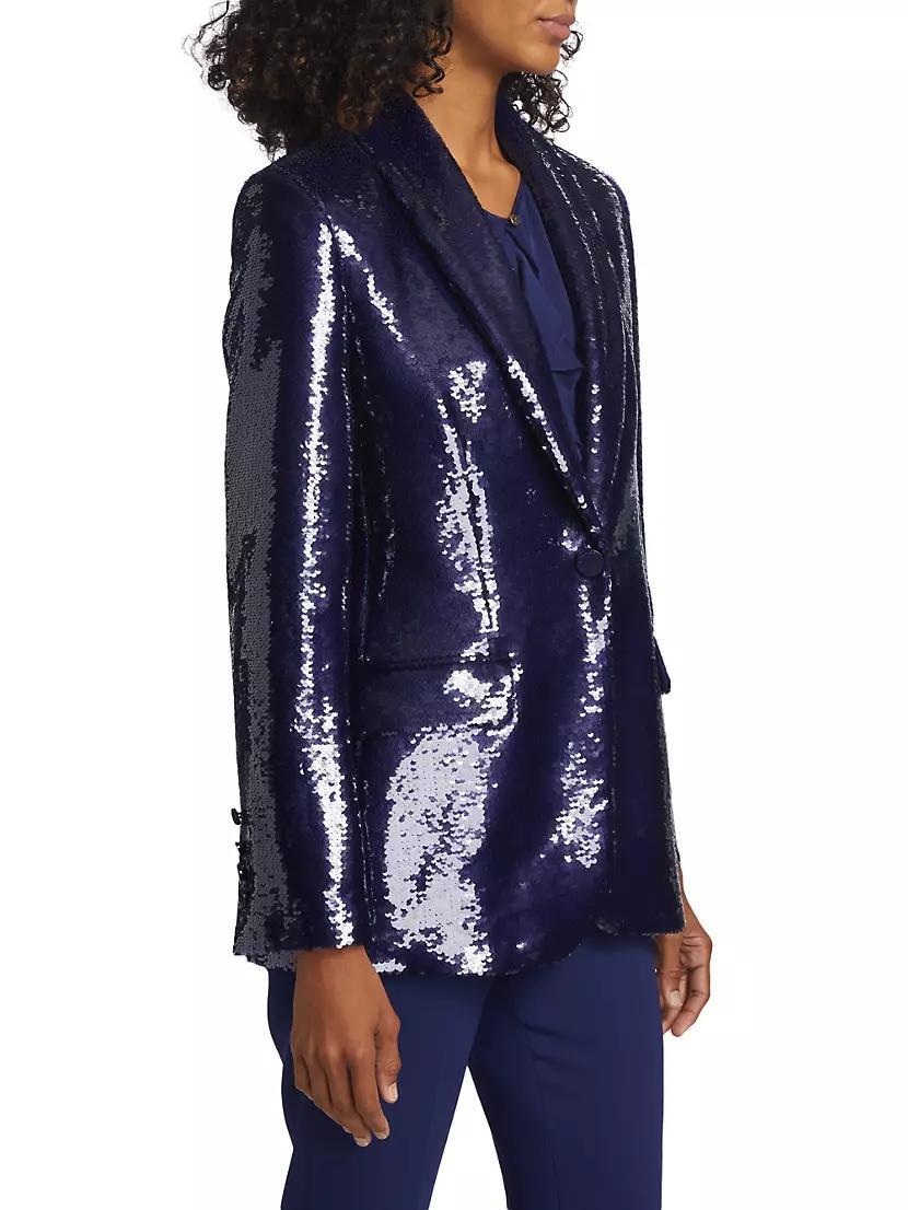 The Taylen Sequined Blazer Product Image