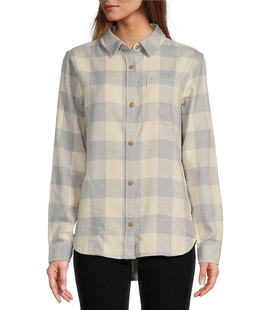 L.L.Bean Soft-Brushed Long Sleeve Relaxed Fit Pocketed Flannel Product Image