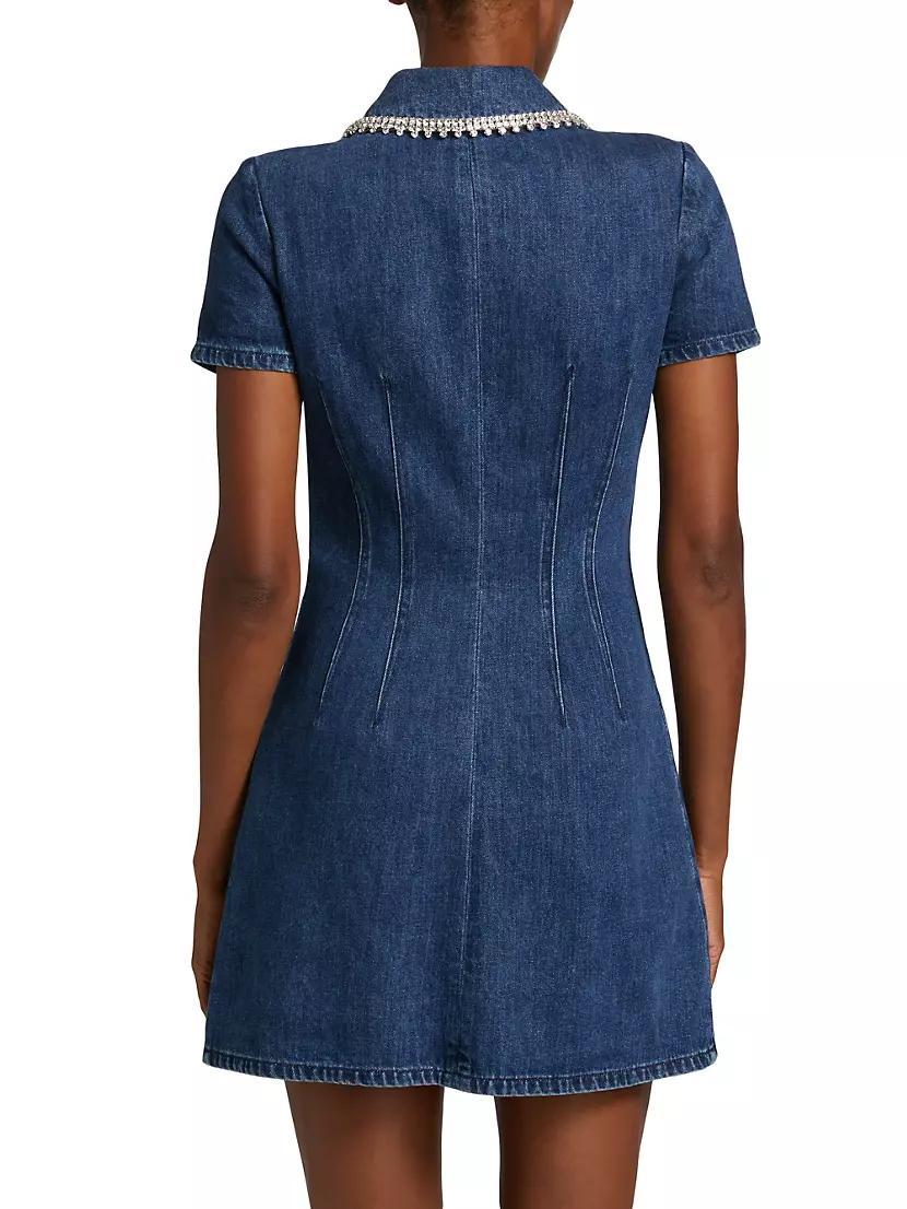 Embellished Denim Minidress Product Image