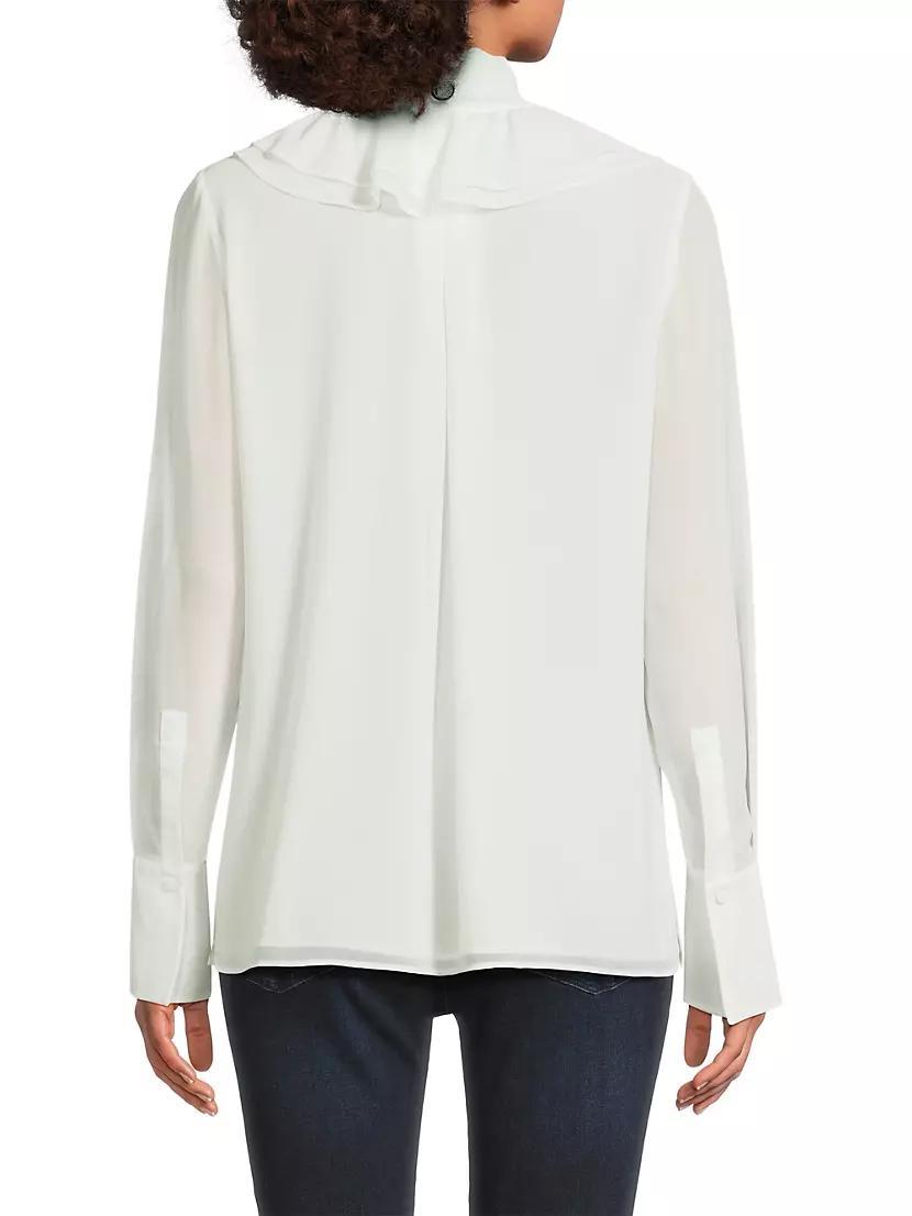 Yoli Ruffle Flower Blouse Product Image