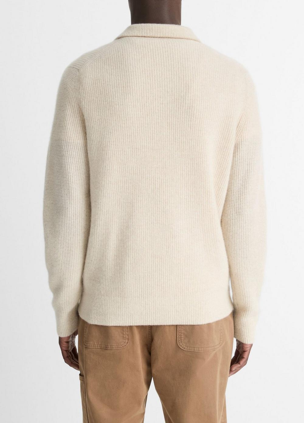 Mens Thermal Cashmere V-Neck Sweater Product Image