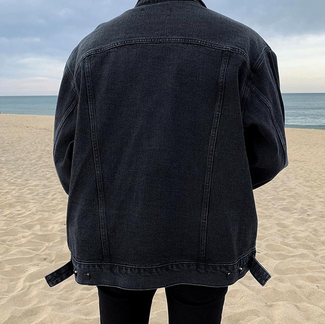 RT No. 4169 WASHED BLACK DENIM JK Product Image