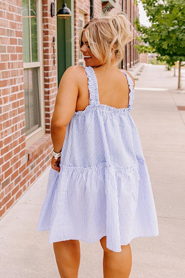 Craving Summer Gingham Dress Curves Product Image