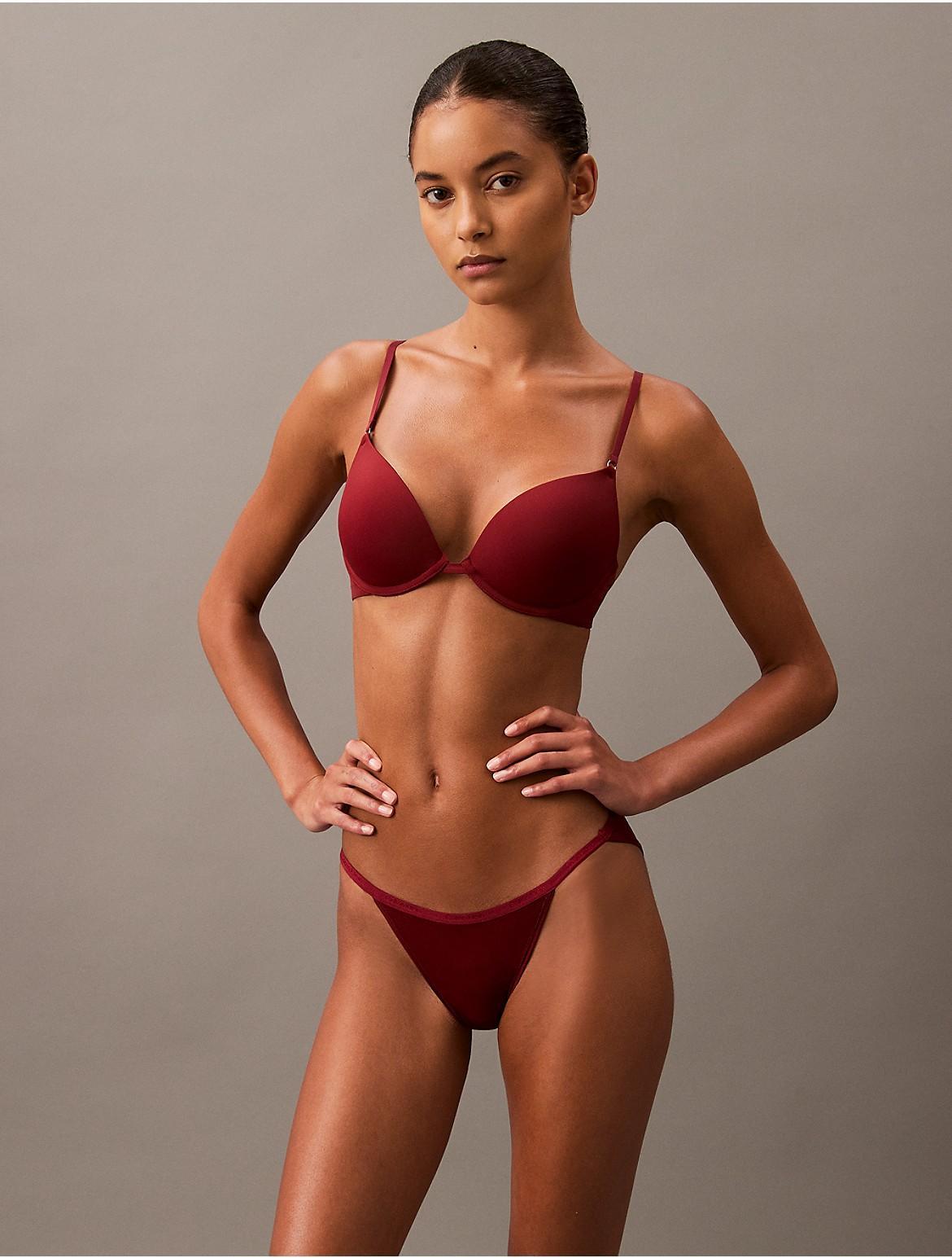 Calvin Klein Women's Ideal Micro String Bikini - Brown - L Product Image