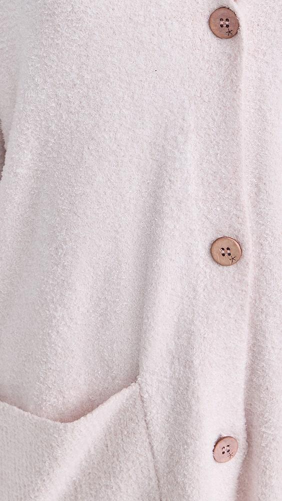 Barefoot Dreams CCL Contrast Rib Pocket Cardigan | Shopbop Product Image