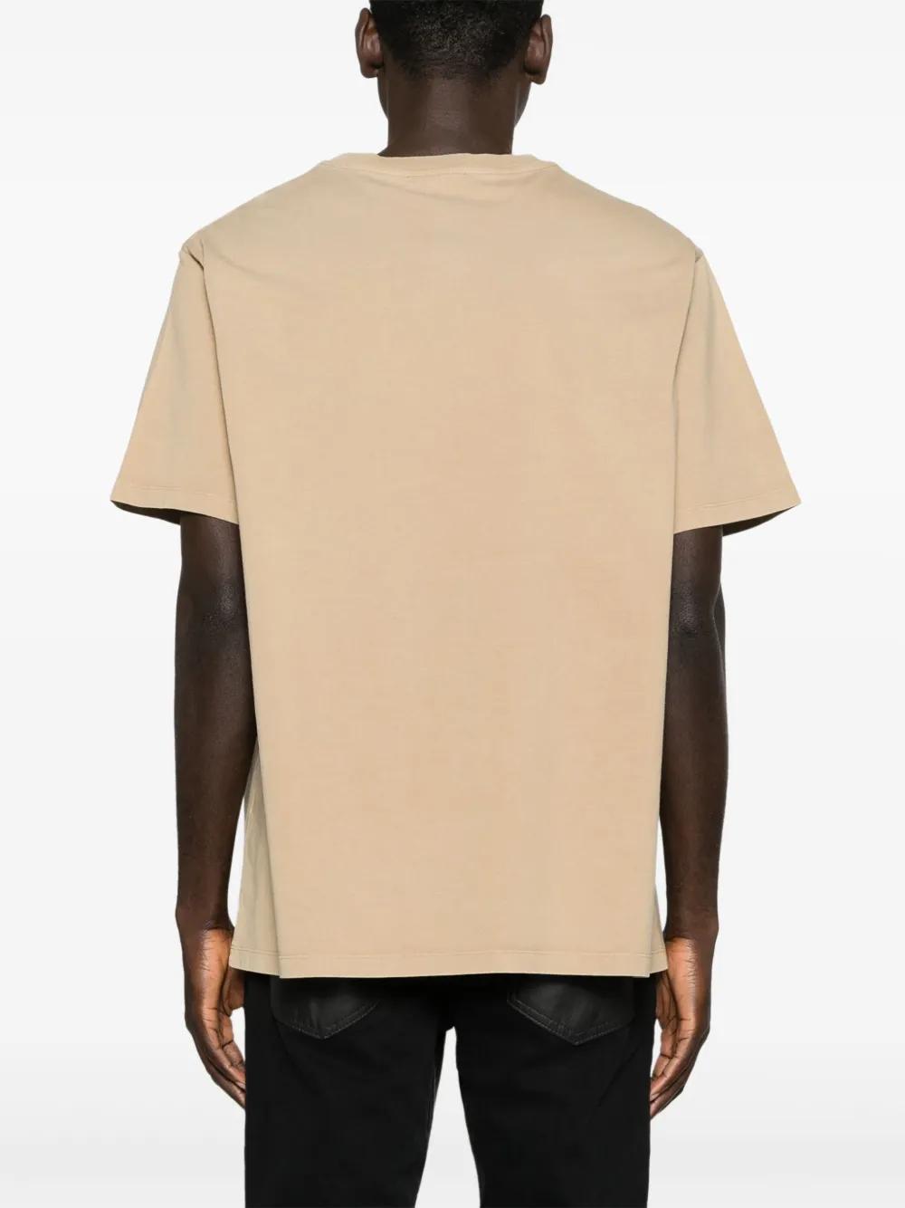 logo-embroidered cotton T-shirt Product Image