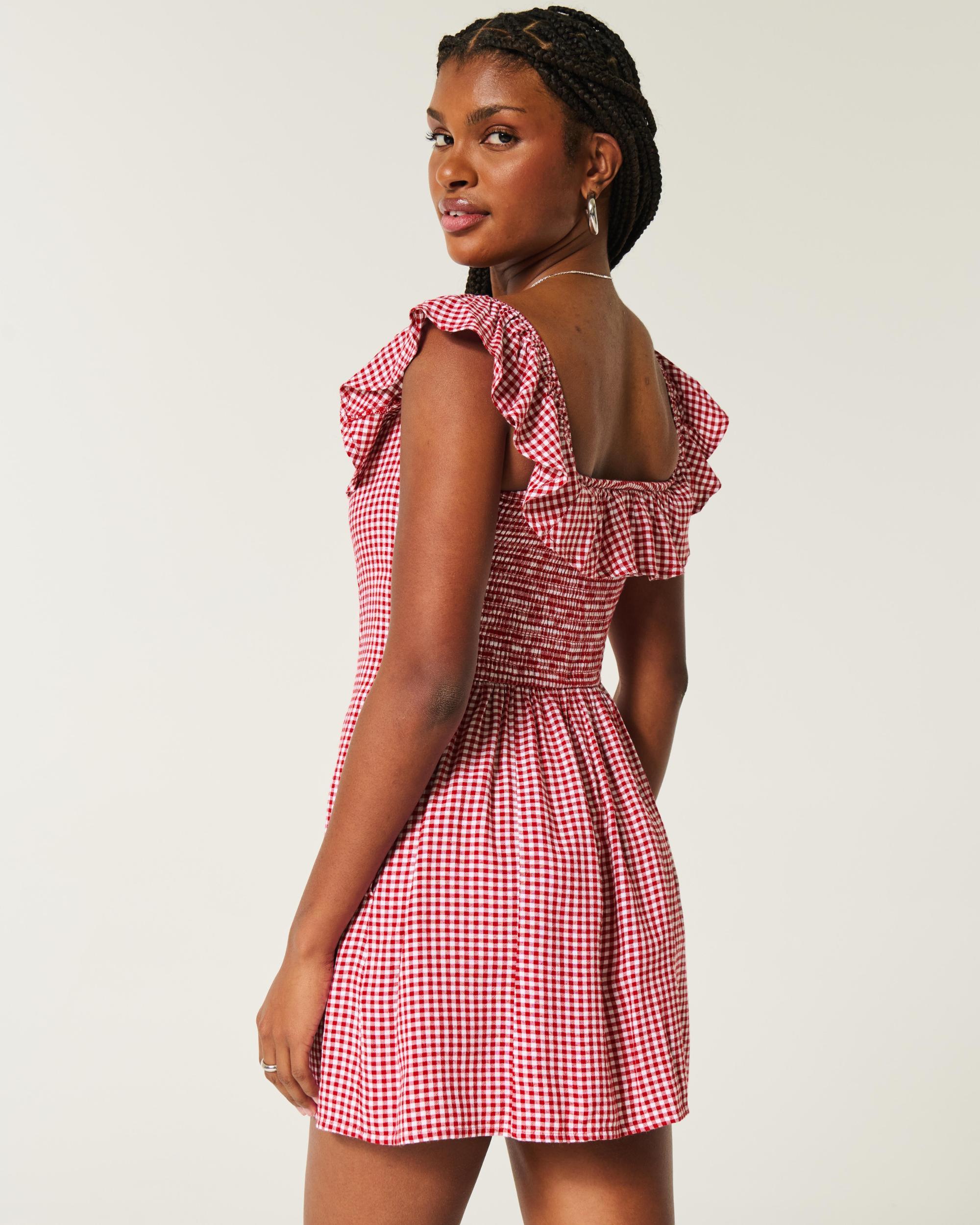 Off-the-Shoulder A-Line Skort Dress Product Image