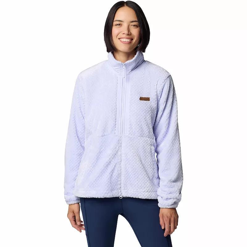 Women's Columbia Fire Side III Full Zip Jacket, Size: XXL, Black Teal Product Image