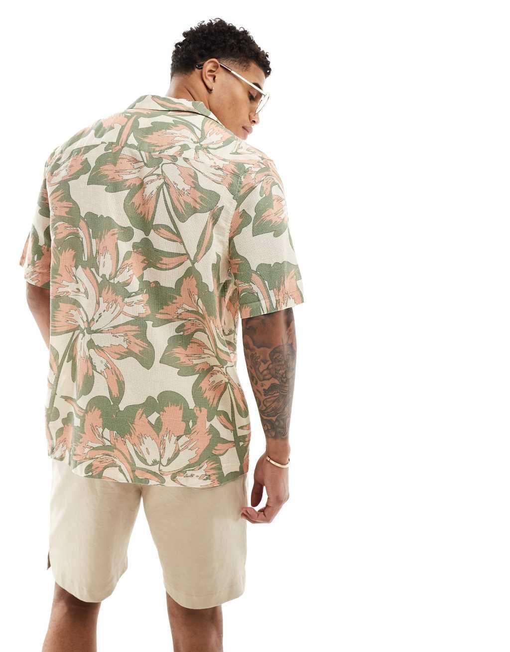 ASOS DESIGN relaxed revere shirt Product Image