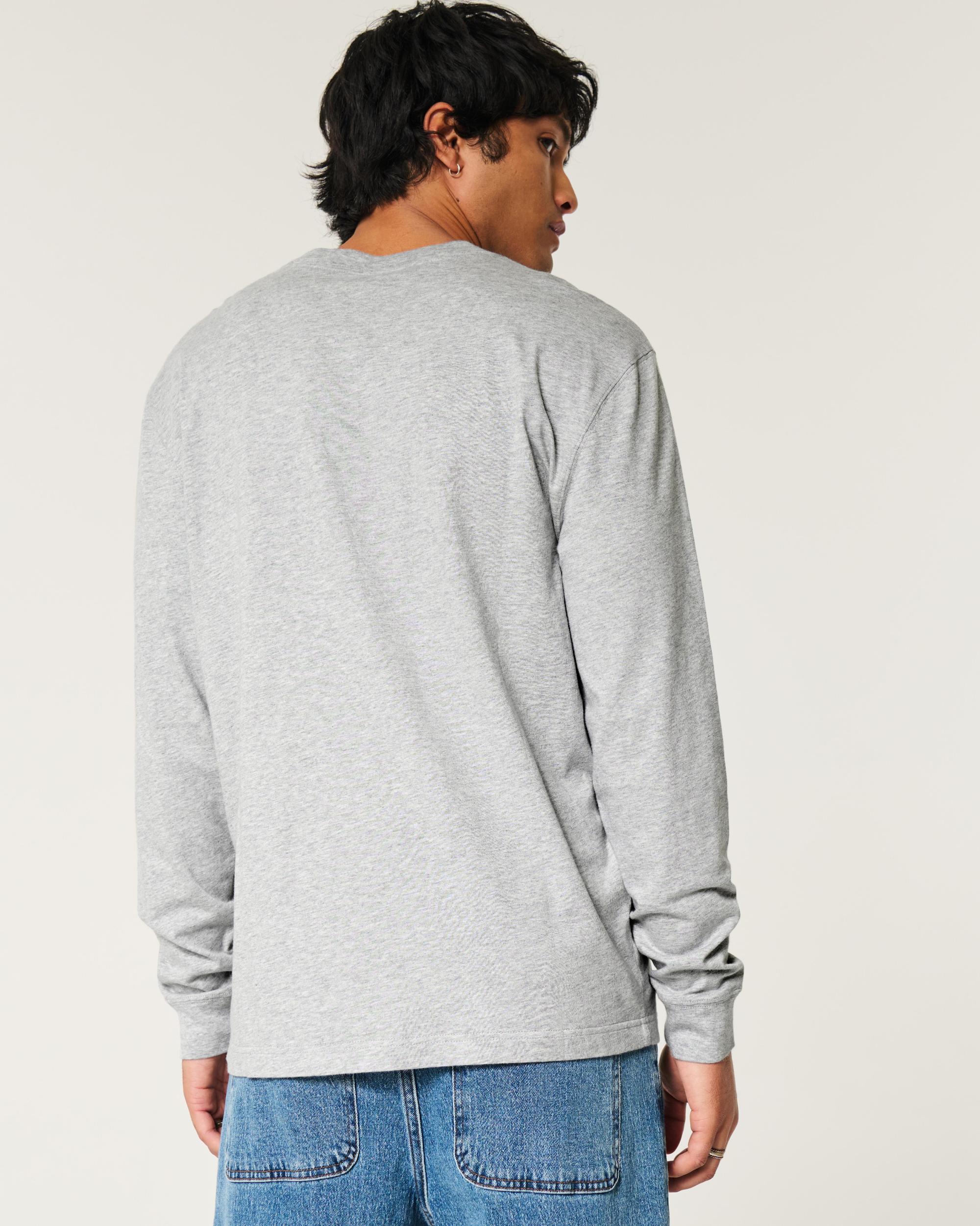 Long-Sleeve Cotton Crew T-Shirt Product Image