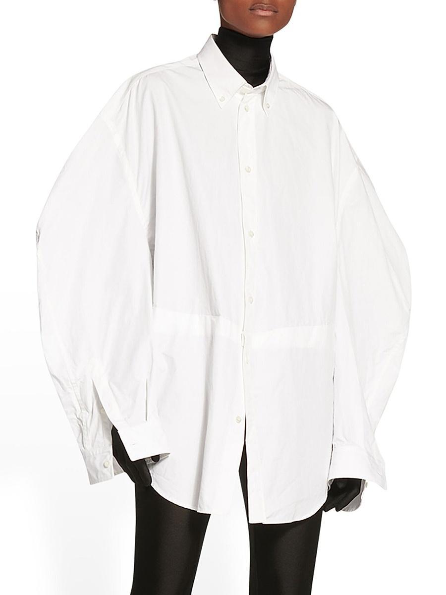 Womens Twisted Sleeve Shirt Product Image