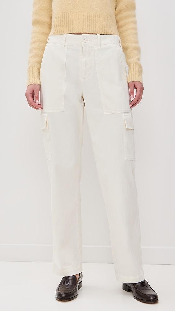 James Perse Stretch Herringbone Twill Oversized Utility Pants | Shopbop Product Image