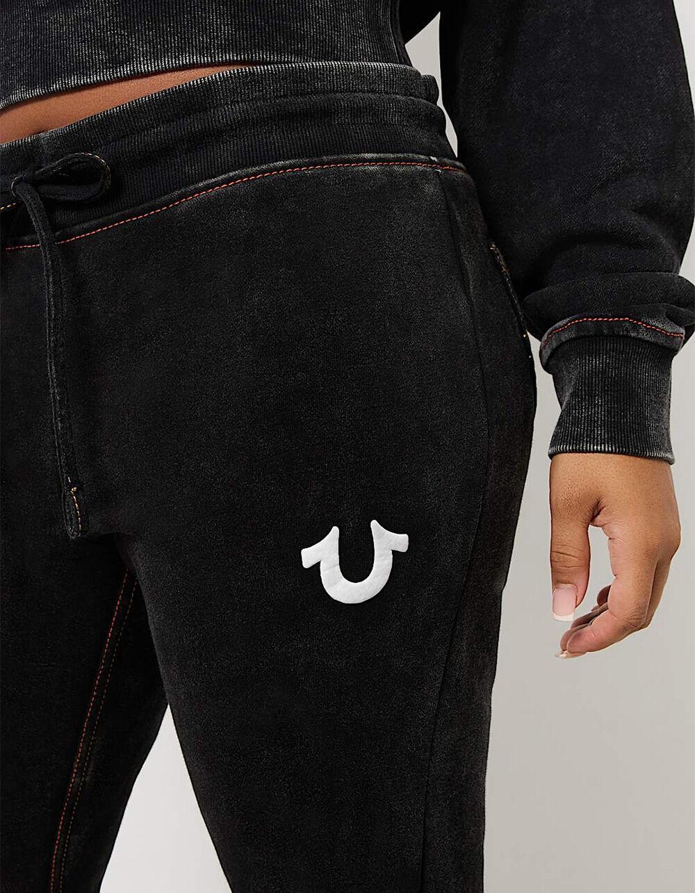 TRUE RELIGION Vintage Wash Spade Pocket Womens Low Rise Sweatpants Product Image