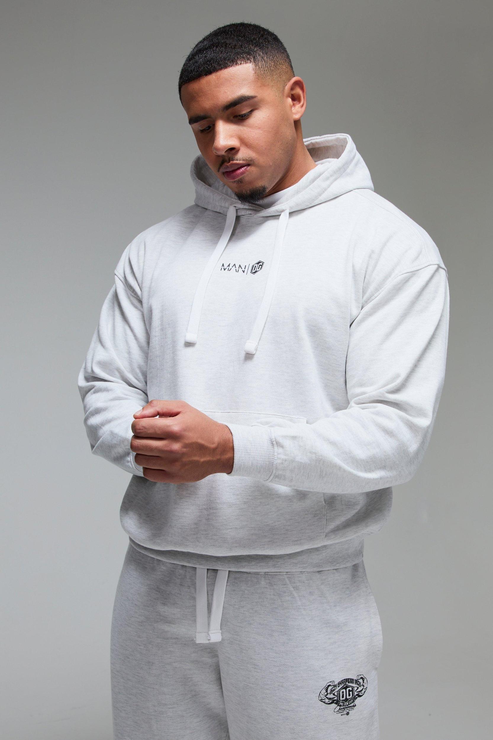 Man Active X OG Workout Oversized Hoodie | boohooMAN USA Product Image