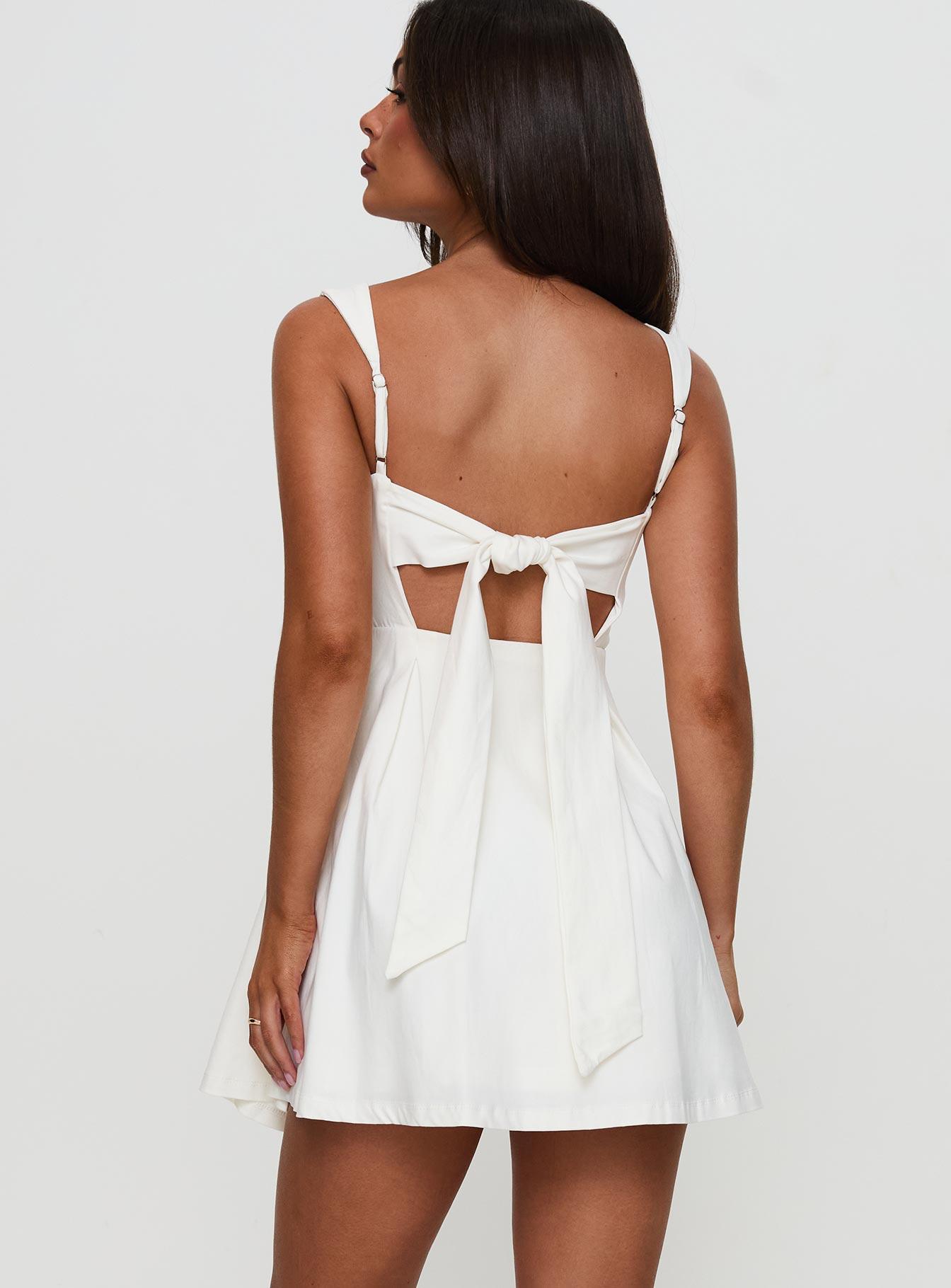 Xanthus Mini Dress White Product Image