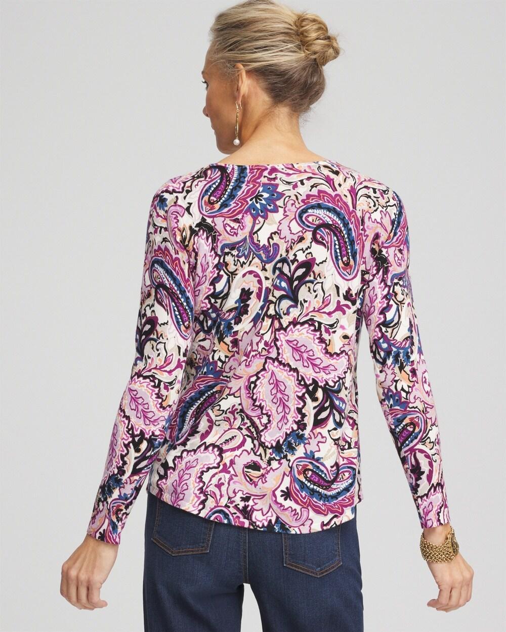 Floral Intarsia Pullover Sweater Product Image