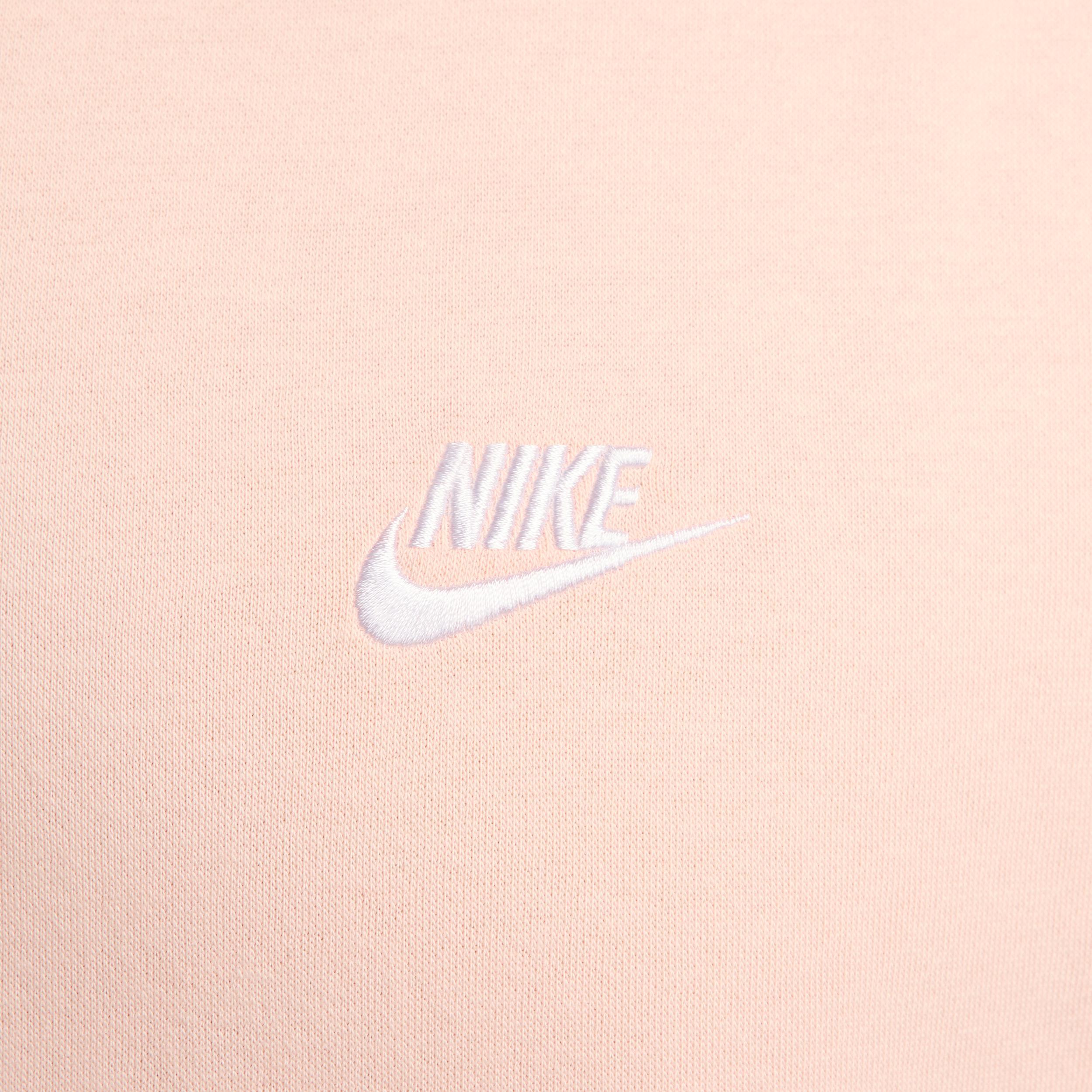 Men's Nike Club Fleece Crew, Size: XL, Brown Moon Product Image