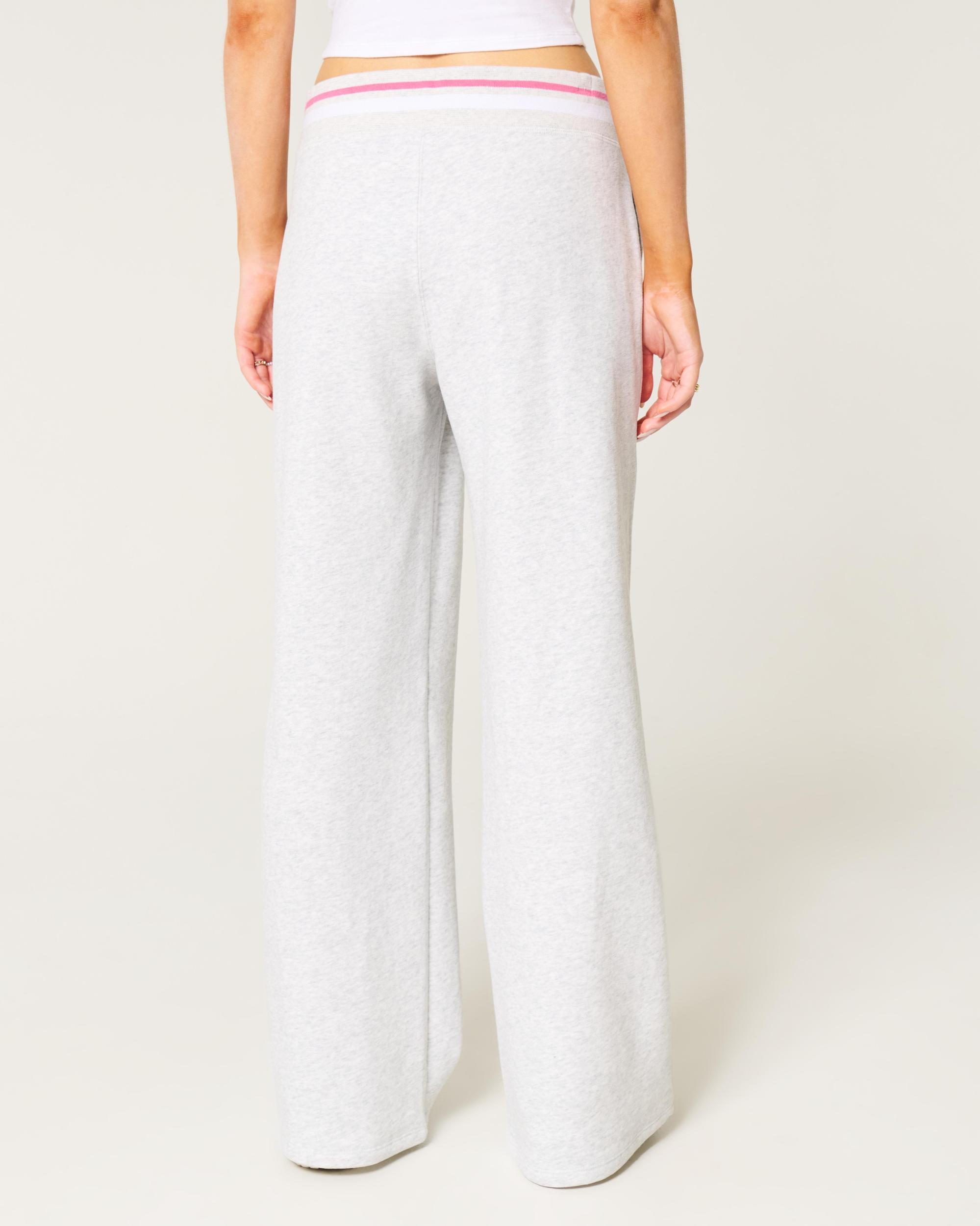 Tipped Wide-Leg Sweatpants Product Image