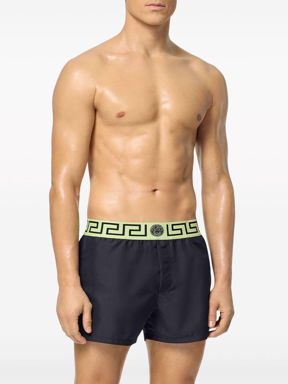 Greca-jacquard swim shorts Product Image