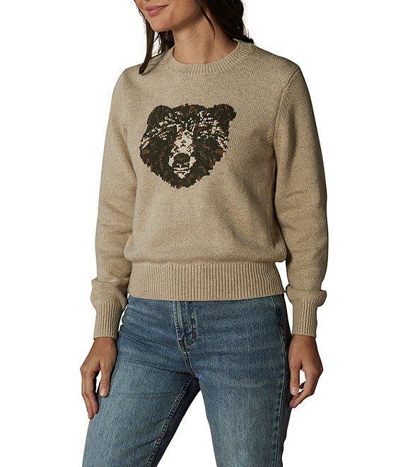 The Normal Brand Bear Crew Neck Long Sleeve Sweater Product Image
