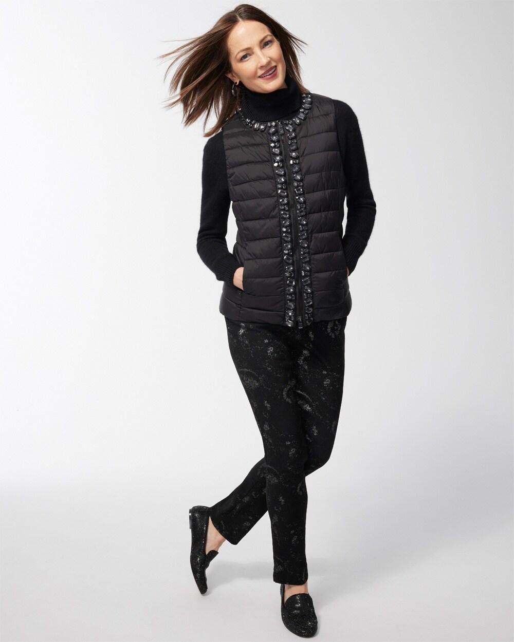 Embellished Puffer Vest Product Image