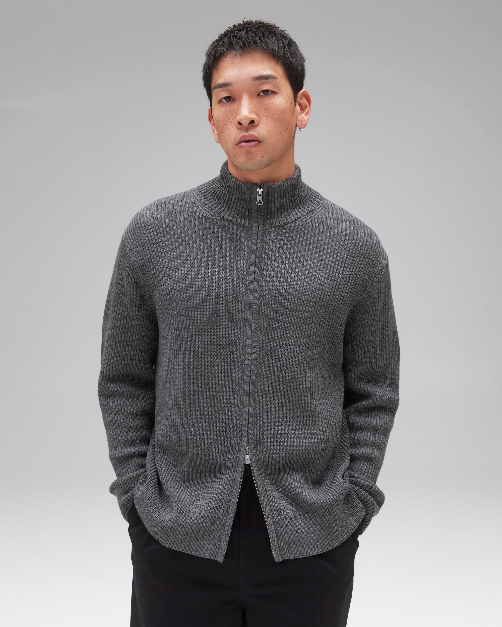 Merino Rib Vinnie Track Jacket Male Product Image