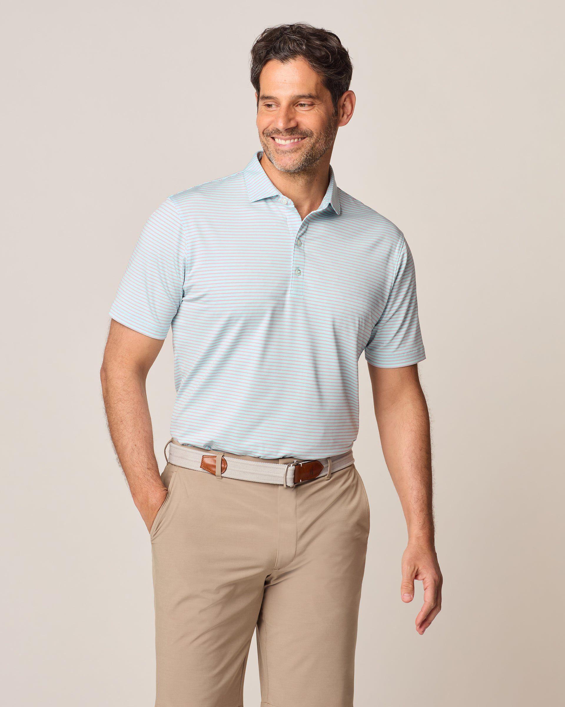 Performance Jersey Polo - Michael Stripe Male Product Image