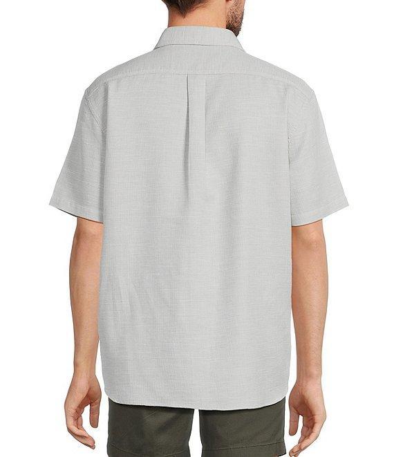 Roundtree & Yorke Big & Tall Short Sleeve Textured Solid Sport Shirt Product Image