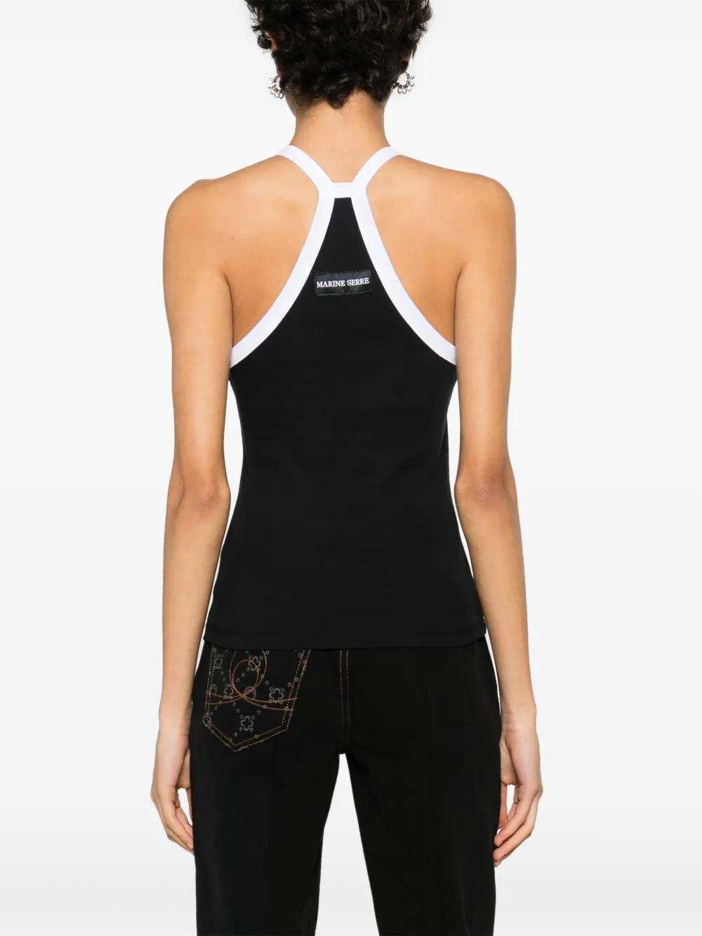Crescent Moon-embroidered top Product Image