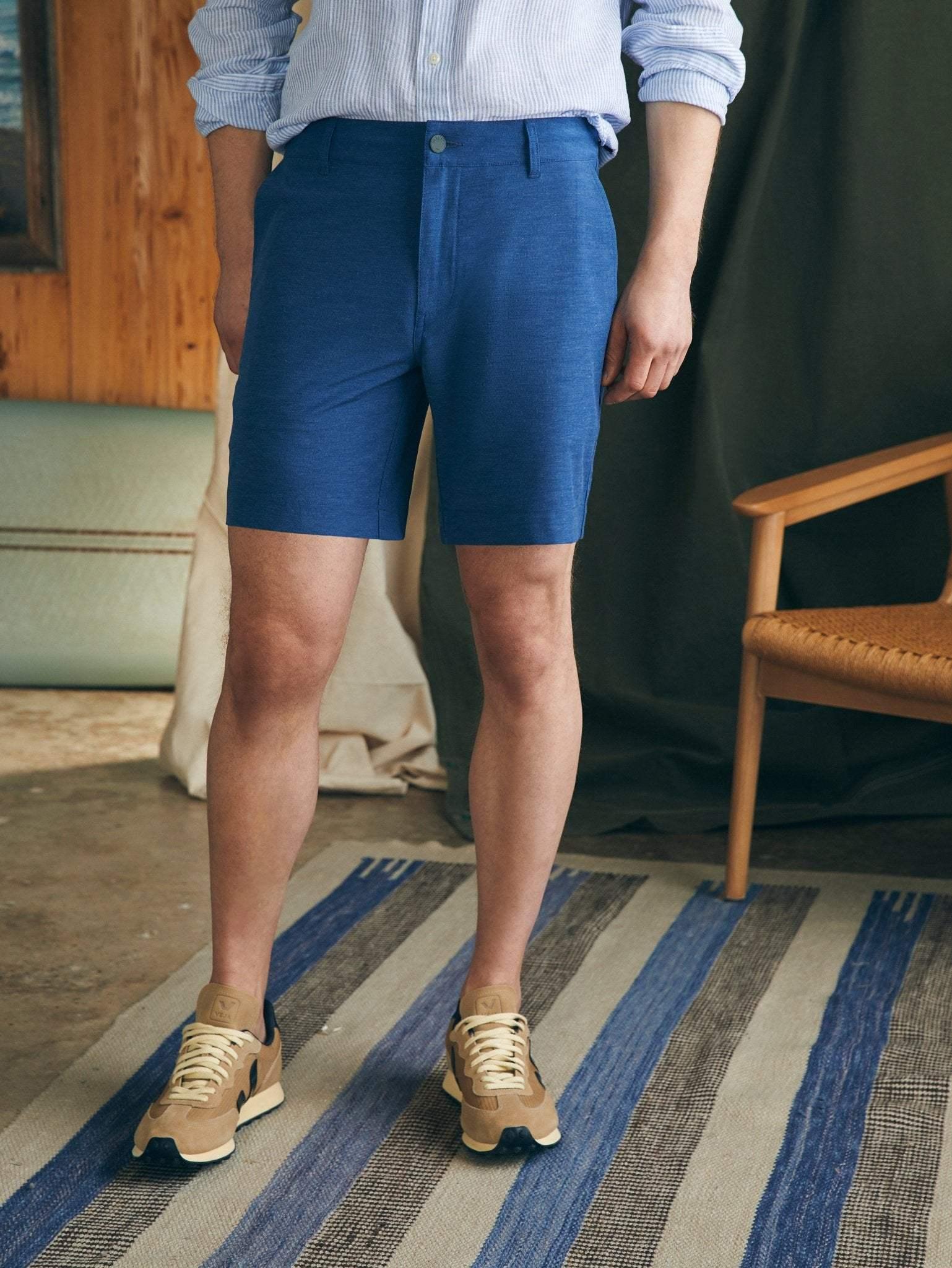 Belt Loop All Day Shorts (7" Inseam) - Navy Male Product Image