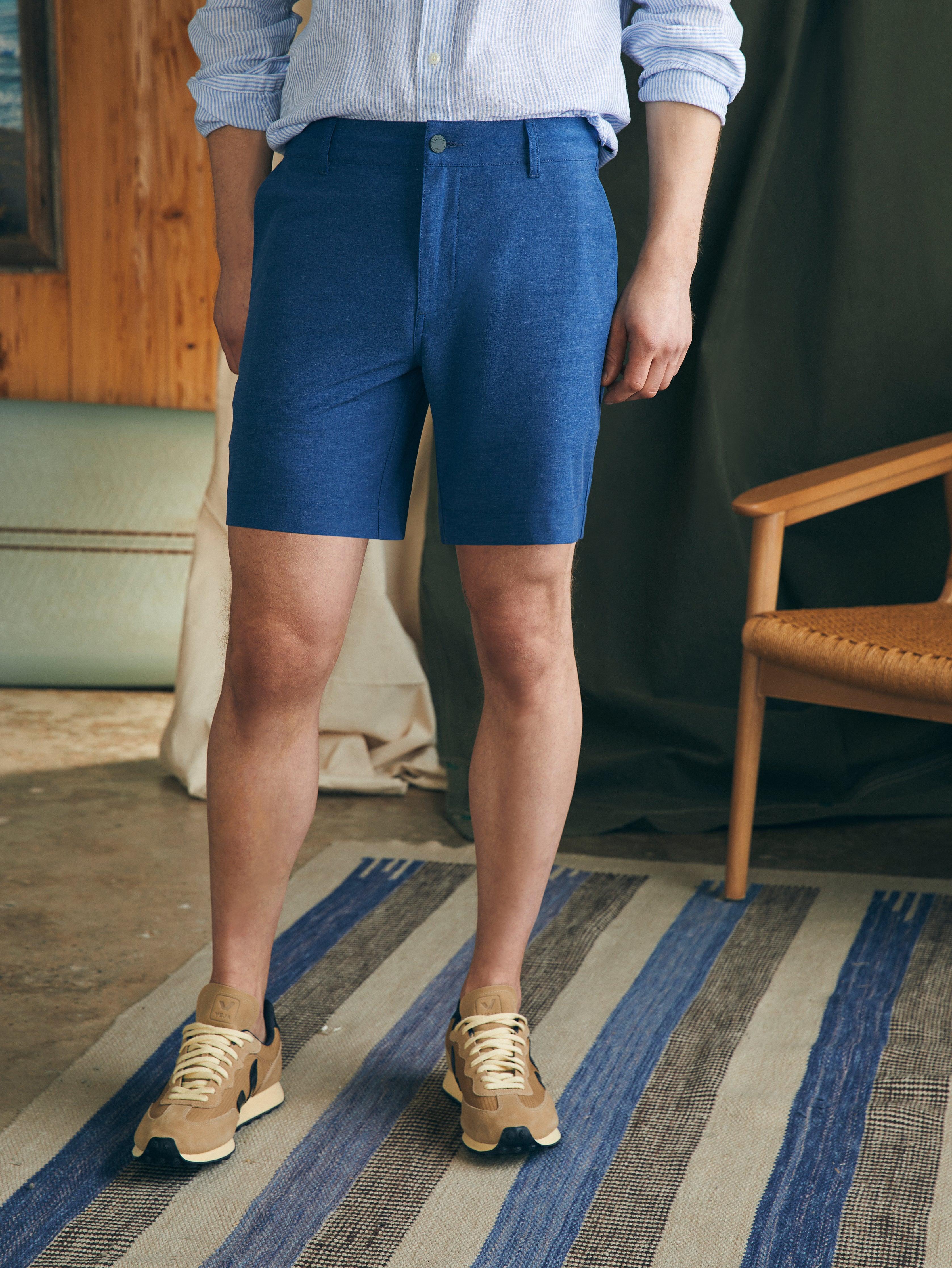 Belt Loop All Day Shorts (7" Inseam) - Navy Male Product Image