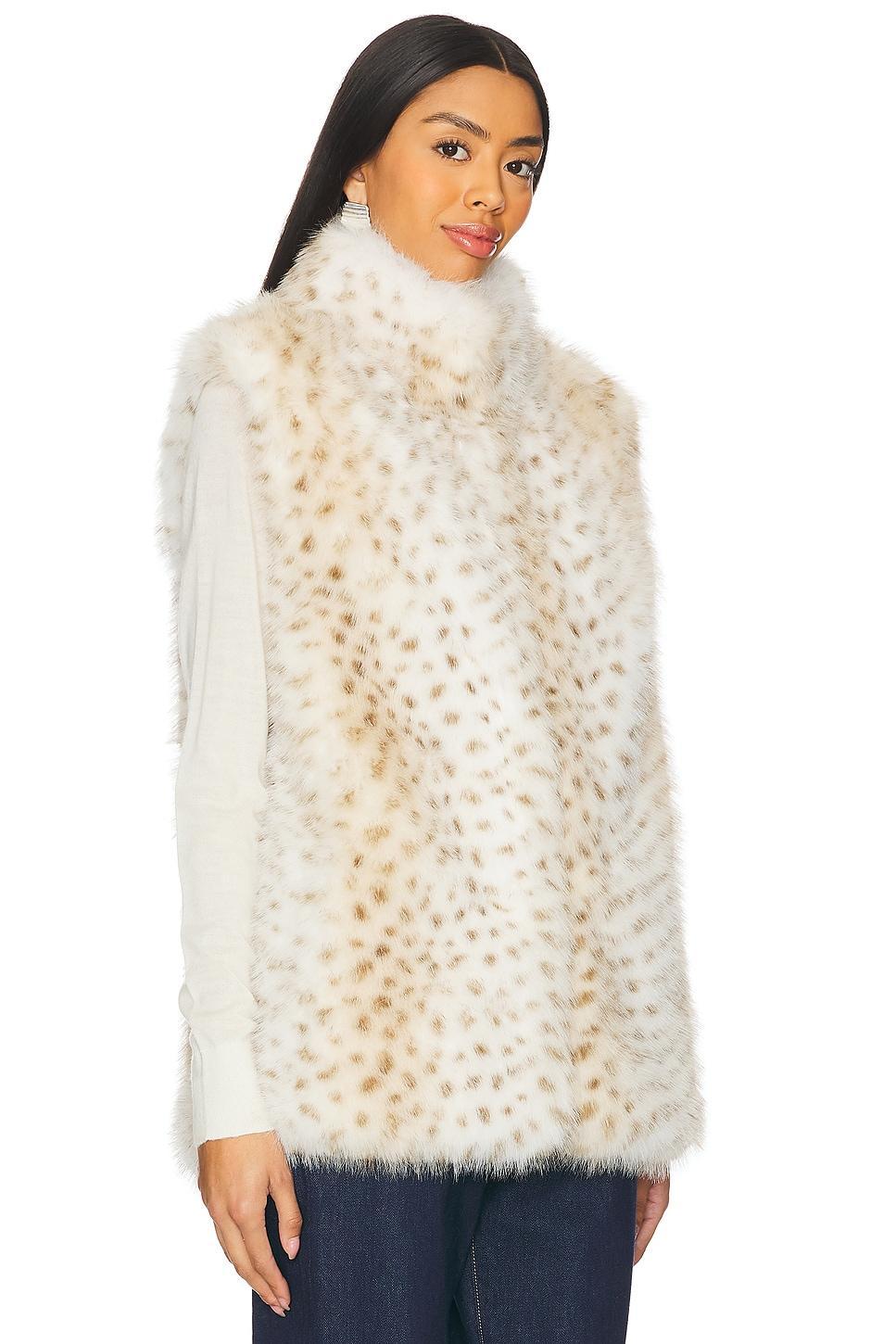Mimi Leopard Faux Fur Vest Generation Love Product Image