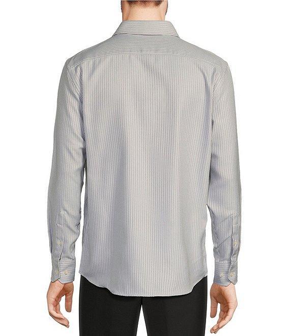 Murano Slim Fit Geometric Dobby Long Sleeve Woven Shirt Product Image