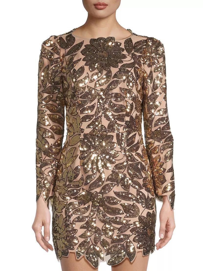 Scottie Sequined Minidress Product Image