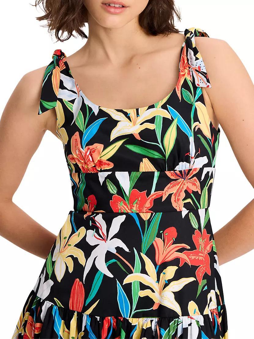 Summer Lilies Newport Midi-Dress Product Image