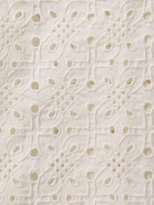 Poplin Eyelet Full-Zip Pocket Shirt Product Image
