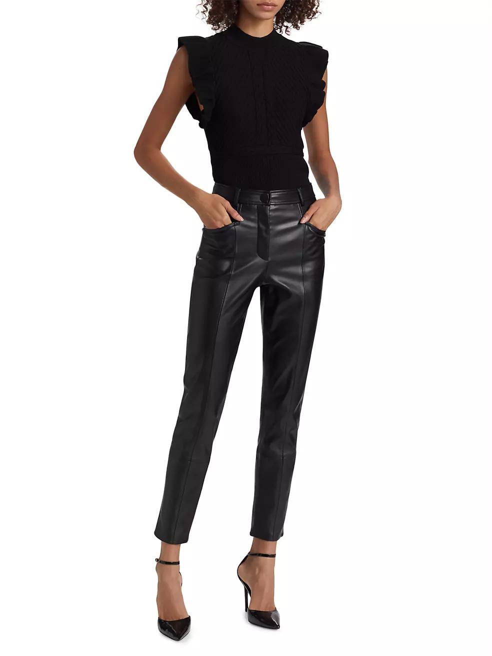 Rue Faux Leather Pants Product Image