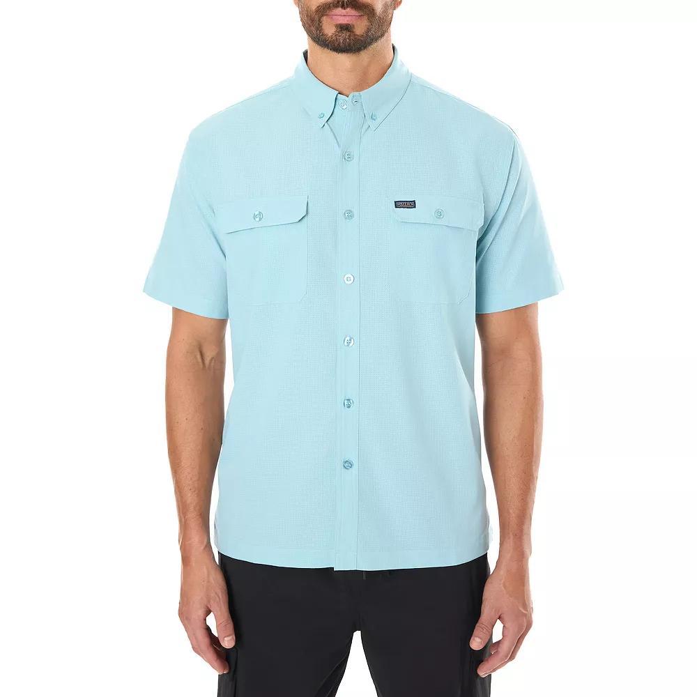 Big & Tall Smith's Workwear Short Sleeve Quick Dry Performance Shirt, Men's, Size: 3XB, Green Product Image