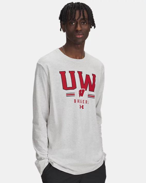 UA Performance Cotton Collegiate Mens Long Sleeve Product Image