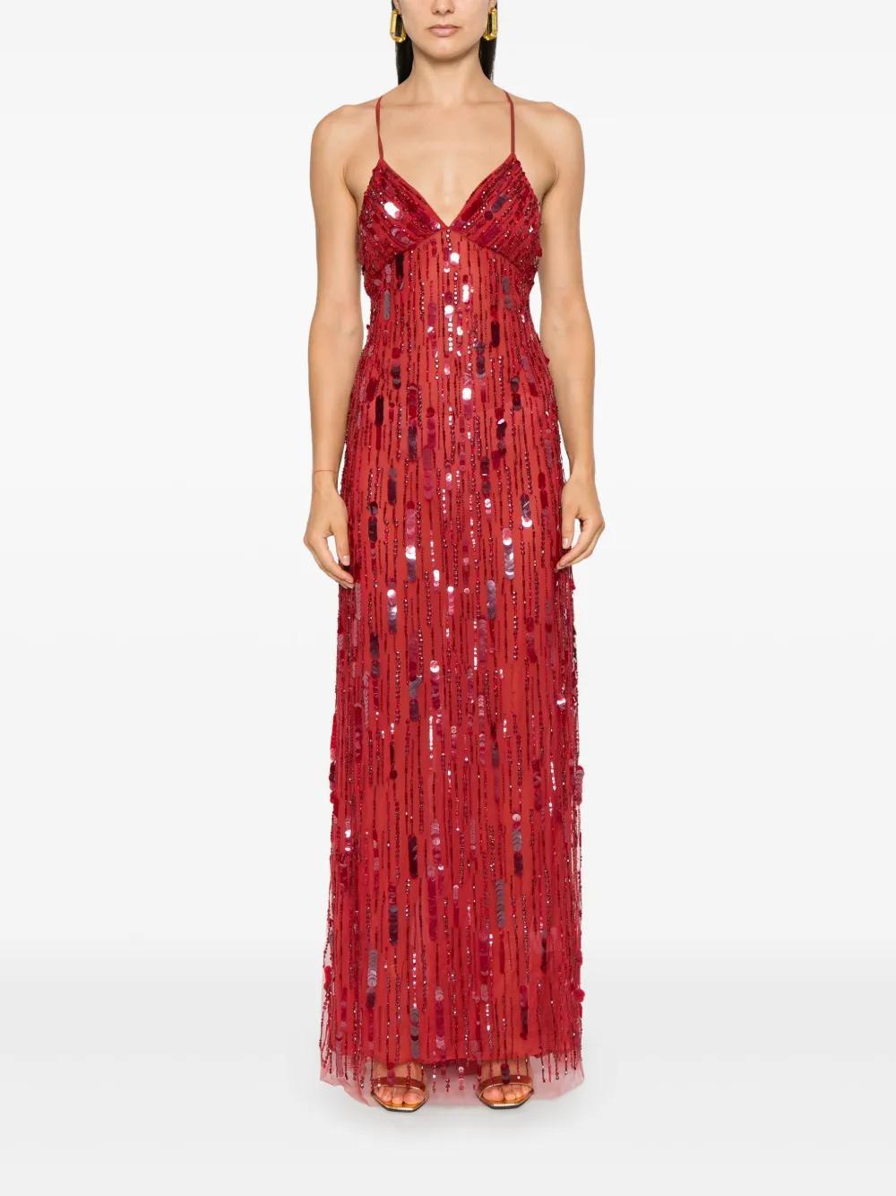 bead embellished dress Product Image