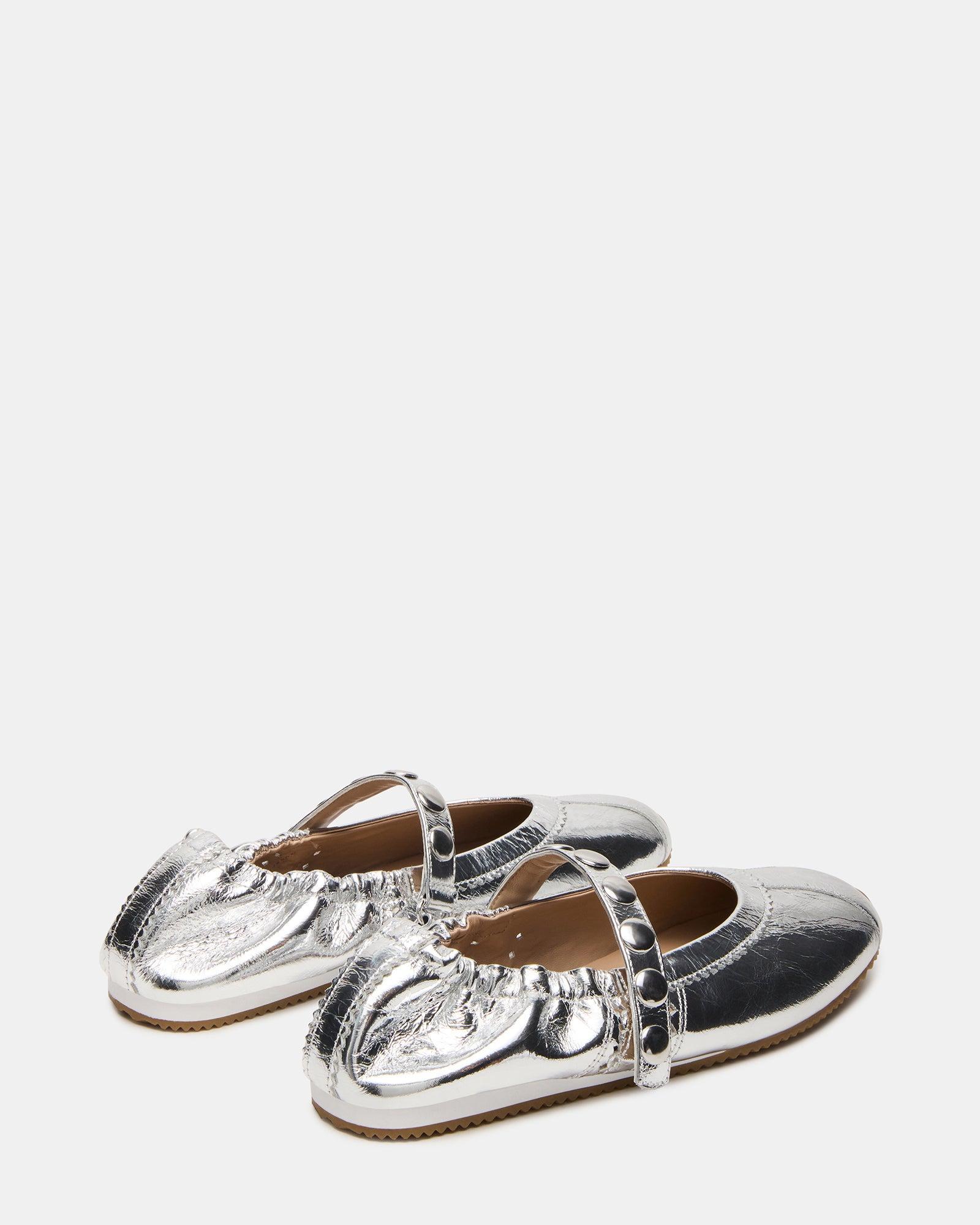 ANAYA SILVER LEATHER STUDS Female Product Image