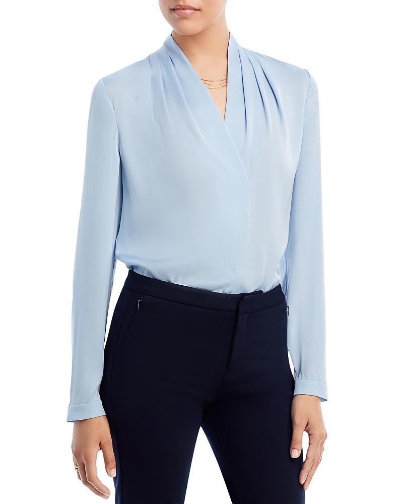 Kobi Halperin Nellie Silk-Blend Pleated Blouse Product Image