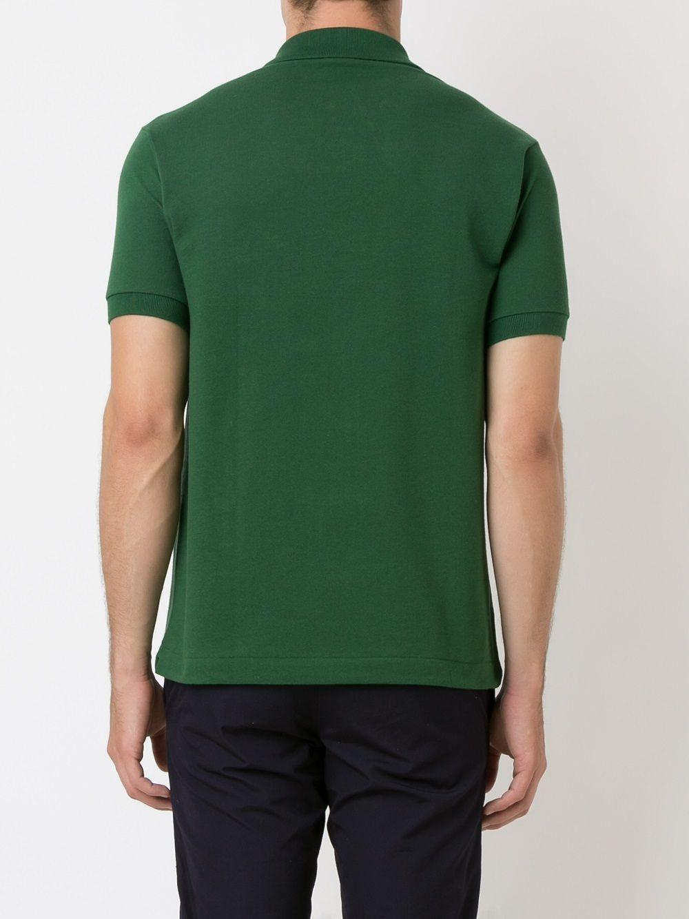 logo-patch short-sleeve polo shirt Product Image
