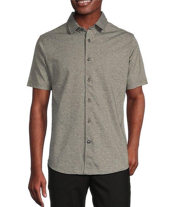 Daniel Cremieux Signature Label Solid Coat Front Pima Knit Shirt Product Image