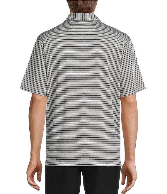 Roundtree & Yorke Performance Multi Stripe Polo Shirt Product Image